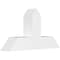 Ekena Millwork Portland Architectural Grade PVC Gable Bracket, 36"W x 19 1/2"H x 6"D x 6"F, 13/12 Pitch GBP036X20X0606POR00 - alternate 1
